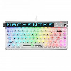 Machenike KT68 Smart Screen Hot-Swap Mechanical Keyboard - WhatGeek