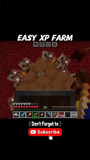 EASIEST Nether XP Farm in Minecraft 1.21 - Infinite XP Early Game!