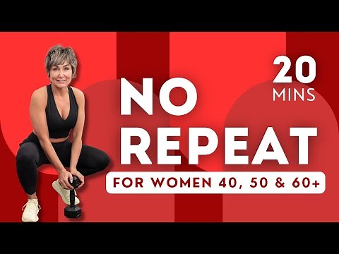 💪 20-Min Arms & Shoulders Workout with Dumbbells for Women Over 40 | No Repeat