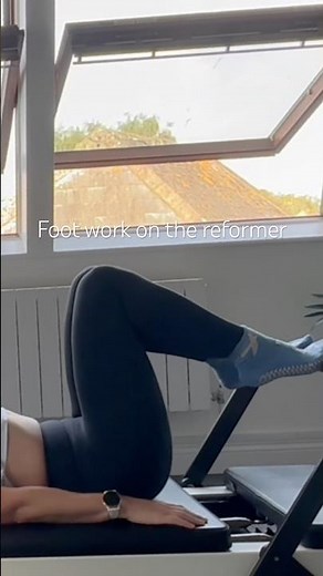 Reformer Pilates Footwork 🔥 Build Stronger Legs & Core | STOTT technique #reformer #pilates
