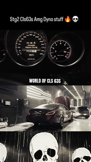 Mercedes-Benz CLS 63S AMG ON STAGE 2💪🏻🔥#cls63s #brutal #stage #popcorn