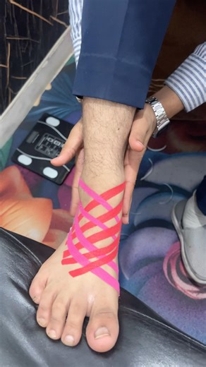 Therapeutic Taping for Ankle Sports Injury | Fast Pain Relief & Support