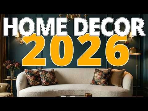 What's Coming IN 2026: Home Decor Trends You'll Love