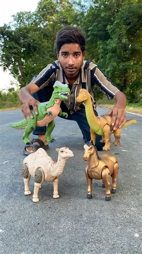 Remote control 2 dinosaur and horse unboxing 🔥