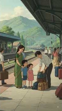 A Peaceful Family Mountain Trip | Ghibli Style 2D Anime Story #ghibli