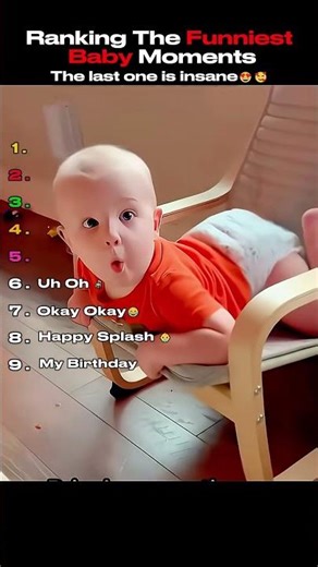 Top 9 Funniest Baby Moments That Will Melt Your Heart 😂