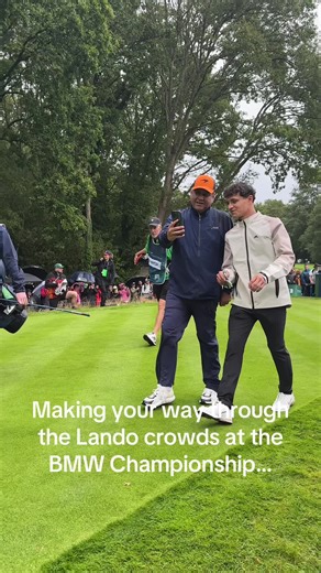Lando Norris at the BMW Championship Pro-Am: Unforgettable Crowds