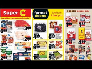 Circulaire Super C Québec 🇨🇦 | 09 Mars - 15 Mars