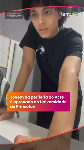 Desde criança, Diego Heitor da Silva Monteiro esteve por perto dos corredores de uma universidade brasileira. Assim que saía da escola, o acreano ia para a instituição de ensino superior, onde a avó trabalhava como cozinheira do restaurante universitário, para ficar perto dela e esperá-la para voltarem juntos para casa. Hoje, com 18 anos, Diego vai continuar caminhando pelos corredores, mas de uma faculdade nos Estados Unidos e como aluno: ele foi aprovado na Universidade de Princeton, uma das m