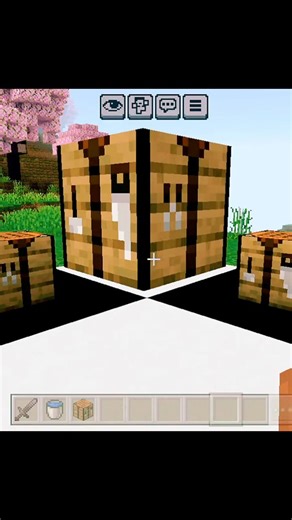 😱minecraft biggest crafting table #shorts #transition