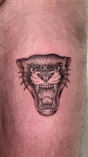 Panther tattoo #foryou #fyp #tattoo