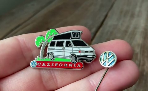 Vintage 90s Volkswagen California Pin   1960s VW Stick Pin Lot | Retro VW Badge Set | Camper Van Memorabilia | Free Bonus Pin - Etsy
