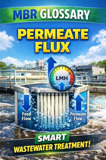 What is Permeate Flux in a Membrane Bioreactor (MBR)? #Membranebioreactor