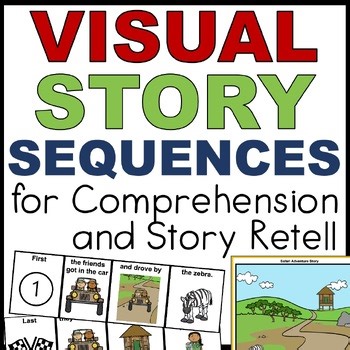 Interactive Listen & Retell a Story Sequence for Comprehension and WH Questions