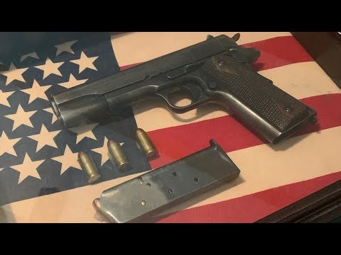 Display case build & history “Black Army” finish 45ACP before 1911A1