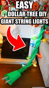 851K views · 19K reactions | Jumbo Christmas String Lights using Dollar Tree products! #dollartree #dollartreediy #dollartreechristmas #christmasdecor #christmasdecorideas #christmasdiy | BargainBethany | Facebook
