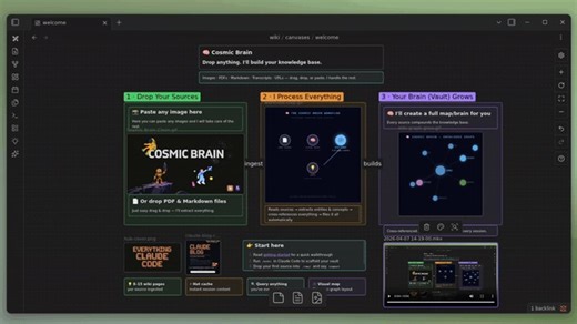 I'm deleting Notion AI because of this.It's called claude-obsidian and it turns Obsidian into a running notetaker that files, cross-references, and maintains itself while you work.The difference from every other Obsidian AI plugin is the architecture. Smart Connections is a chat interface on top of your notes. This is a knowledge engine that creates, organizes, and evolves the notes themselves.→ Auto-organizes everything you ingest into entities, concepts, and sources→ Flags contradictions acros