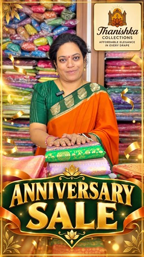 Grand Anniversary Sale from Sept 6th! 🛍️ Exclusive Saree Offers | Thanishka Collections