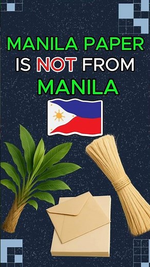 Manila Paper Isn’t from Manila?! 😳📄