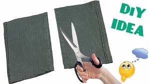 DiY Craft Idea From Waste Cloths # Waste Cloths Recycle Idea # Cutting and Stitching Ideas # Best Re Use Idea From Jeans # Sewing Ideas # | Simple Cutting