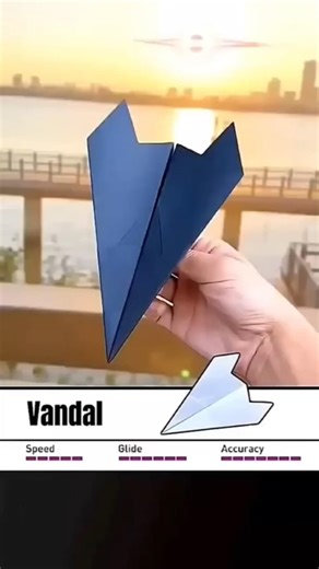 How to make the best paper jet🤗✈️ easy paper plane tutorial , flying paper airplane #shorts​​ #craft