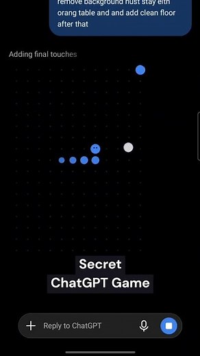 Hidden Chatgpt Snake Game when you make an image #chatgtp #ai #aigamer #openai