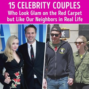 15 Celebrity Couples Who Look Glam on the Red Carpet but Like Our Neighbors in Real Life | Bright Side of Love