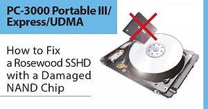 PC-3000 Portable III/Express/UDMA. How to Fix a Rosewood SSHD with a Damaged NAND Chip