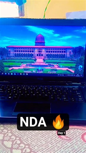 NDA Journey 🔥🔥day 1 study table tour #physicswallah #ndatricks #pw_motivation