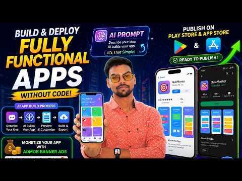 👉 Build Android & iOS Apps Using AI (No Coding) 💰 Earn ₹30K Monthly