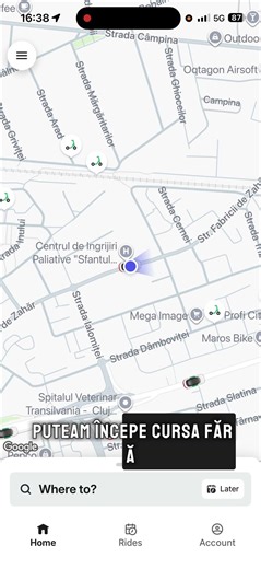 Bolt are cod PIN la cursă?