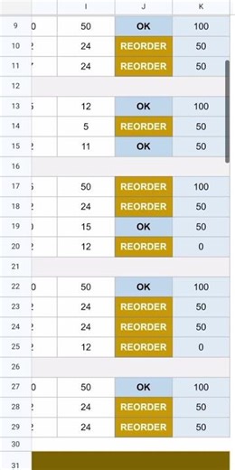 Free Excel Inventory Template