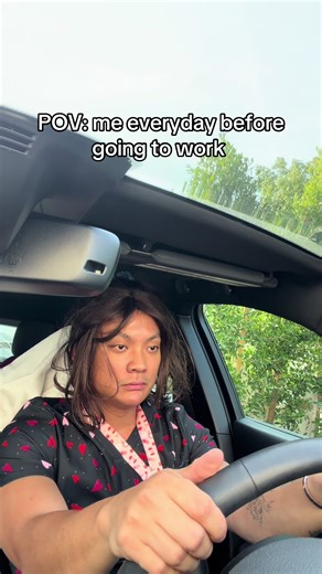 The daily struggle is real everytime and I still end up showing up. @fabletics scrubs #nursejohnn #nurse #nursing #healthcareworker #comedy