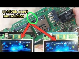 f120b insert sim solution||jio phone||lyf f120b sim not working