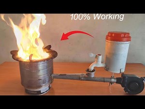 How To Make Used Oil Stove I Waste oil Stove Without Welding I Craze Of Creativity