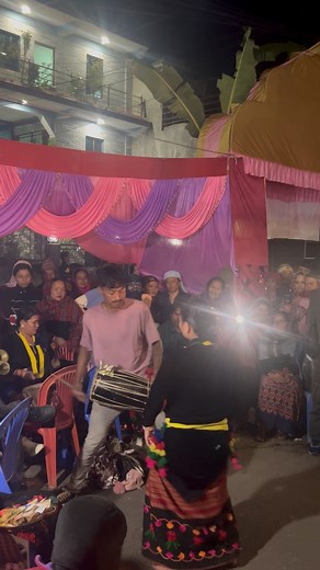 पन्चेबाजा मा यत्तीको नाचलाई मान्नुपर्छ ❤️😍 #villagelife यो भाई बहिनी सम्म video पुर्यादिनु हस् | Blank Window