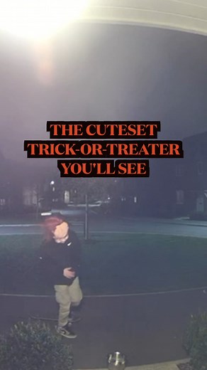 The cutest trick-or-treater ever | Ryan TricksTv