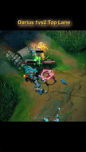 Darius gameplay 1vs2 #lol #leagueoflegends