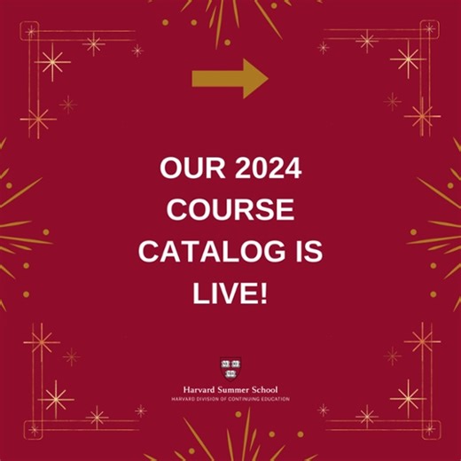 Our 2024 Course Catalog is now live! Explore our 2024 offerings to find what you want to register for this summer. Let us know in the comments which course(s) you plan to take! https://hubs.li/Q02gSdr60 | Harvard Summer School