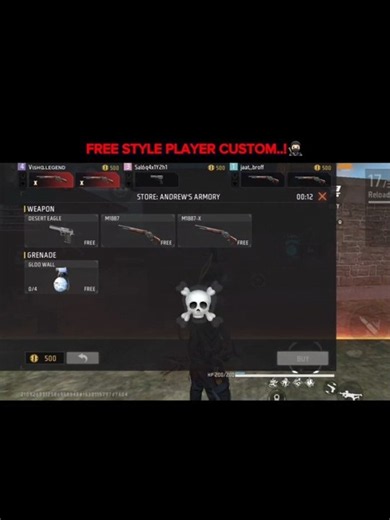 free style player custom 😎🏴‍☠️