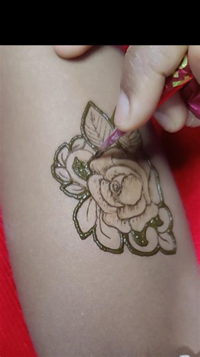 beautiful rose mehendi design ♥️ #shorts #shortvideo #shortsfeed #mehndi #henna