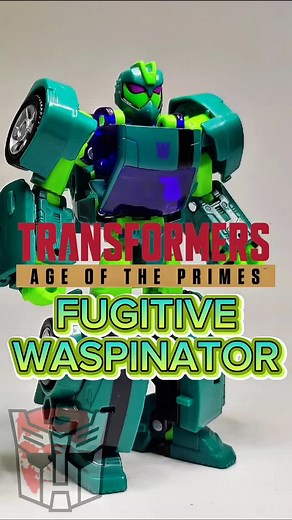 ANIMATED WASPINATOR 🐝🐝🐝 Transformers Age of the Primes Deluxe Class Fugitive Waspinator #toys #kenbotbot #transformers #robots | Ken-BOTBOT