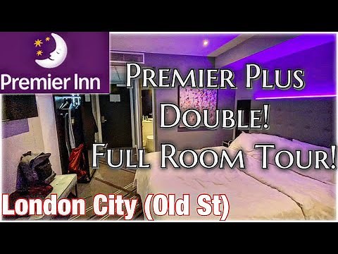 INSIDE Premier Inn - London City (Old Street) - Premier Plus Double - FULL HOTEL ROOM TOUR (2022)