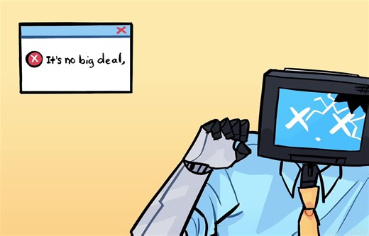 Clumsy Bluescreen Animation - Original Character Showcase