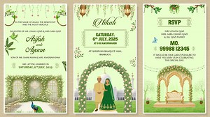 Islamic Wedding Invitation