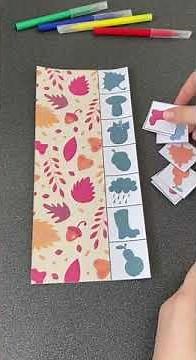 Autumn Shadow Matching Game for Kids 🍂 | Fun Preschool Activity with Clothespins! 🧠✂️