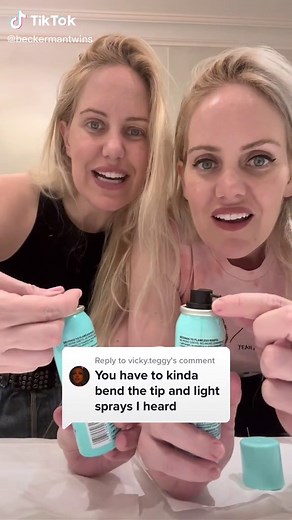 Replying to @vicky.teggy We’re bending the tip but it still seems to want to stay somewhere in the middle? #frecklestutorial #pov #beckermantwins #summervibes #rootspray #makeuptutorial #learnontiktok #diy #bestie