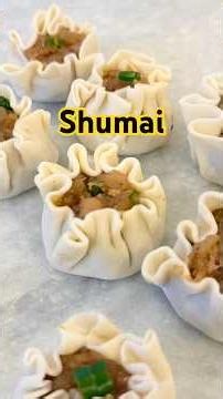 Homemade Chicken Shumai 🥟 | Easy Healthy Dumpling Recipe | High Protein #foodshorts #dumplings