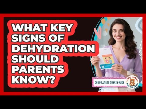 What Key Signs Of Dehydration Should Parents Know? - Child Illness Disease Guide