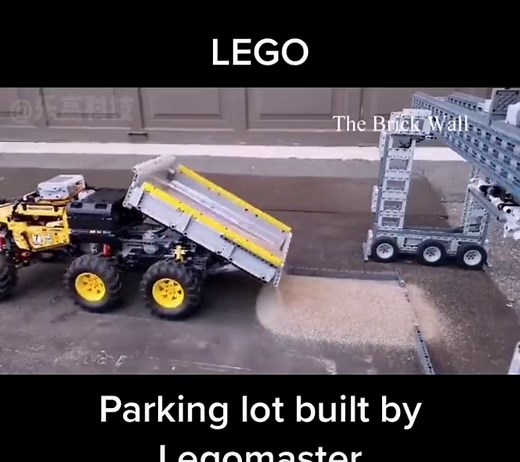 Parking lot built by Master#lego #lamborghini #toy